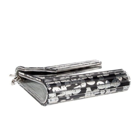 Jimmy Choo Black and Silver Acrylic Clutch - Picture 6 of 6
